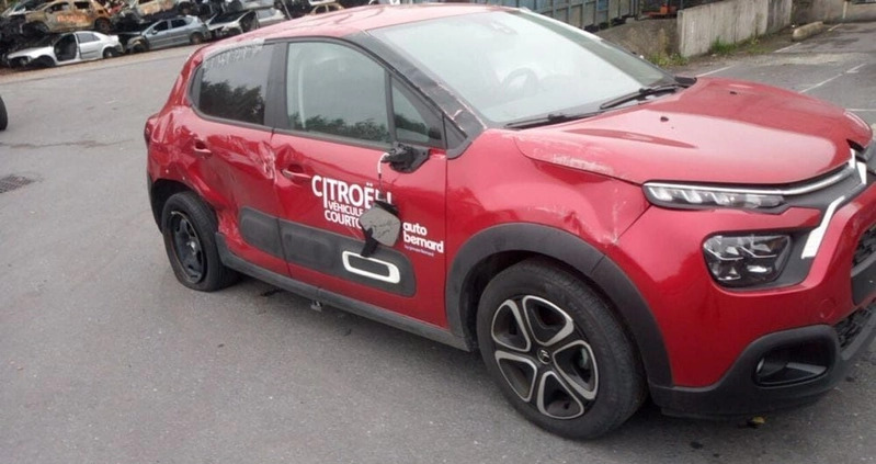 Citroen C3 cena 27500 przebieg: 4700, rok produkcji 2022 z Krotoszyn małe 379